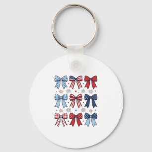 Patriottische Coquette Strikken Vintage Vector Des Sleutelhanger