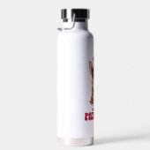 Patriottische Corgi - Pawsitief Patriottisch Waterfles (Rechts)