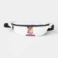 Patriottische Corgi - Pootief Patriotisch