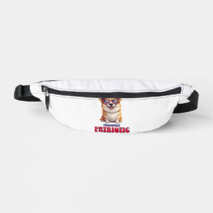 Patriottische Corgi - Pootief Patriotisch Heuptasje