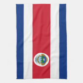 Patriottische Costa Rica-vlag Theedoek (Verticaal)