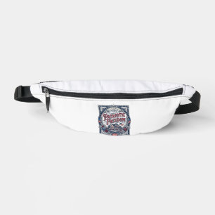 Patriottische Cottage Tuin Vector Grafische T-shir Heuptasje
