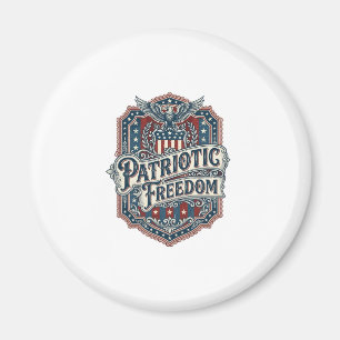 Patriottische Country Gospel Vector Grafische T-sh Magneet