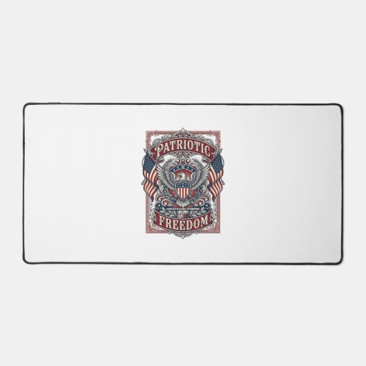 Patriottische County Parade Vector Grafische T-shi Bureaumat (Voorkant)
