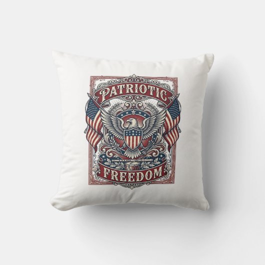 Patriottische County Parade Vector Grafische T-shi Kussen (Voorkant)