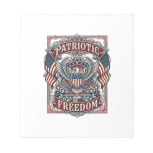 Patriottische County Parade Vector Grafische T-shi Notitieblok