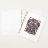 Patriottische County Parade Vector Grafische T-shi Planner (Display)