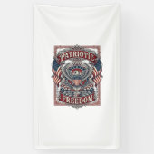 Patriottische County Parade Vector Grafische T-shi Spandoek (Verticaal)
