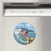 Patriottische Cruise Sailaway Bon Voyage Magneet (Insitu (Vaatwasser))