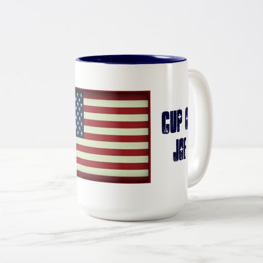 Patriottische Cup van Joe Beverage Mok (Voorkant rechts)