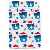 Patriottische cupcakes medium cadeauzakje (Voorkant)