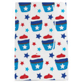 Patriottische cupcakes medium cadeauzakje (Achterkant)