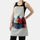 Patriottische cupcakes schort (Insitu)