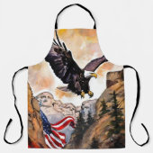 Patriottische Custom Chef Schorten, #FATHERSDAYGif Schort (Voorkant)