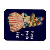  patriottische cutie magneet (Horizontaal)
