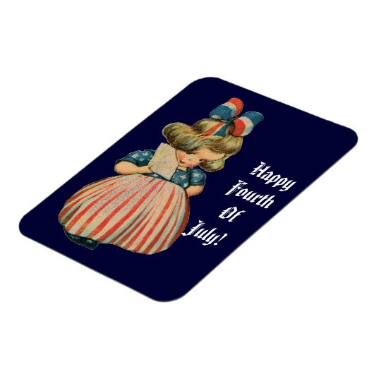  patriottische cutie magneet (Linkerzijde)