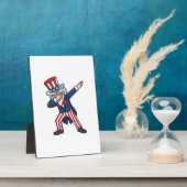 Patriottische Dabbing Heer Vintage Vector Design_ Fotoplaat (Zijkant)