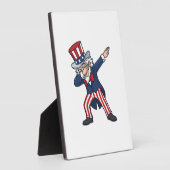 Patriottische Dabbing Heer Vintage Vector Design_ Fotoplaat (Zijkant)