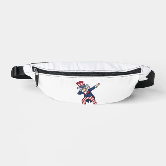 Patriottische Dabbing Heer Vintage Vector Design_ Heuptasje (Voorkant)