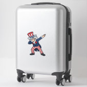 Patriottische Dabbing Heer Vintage Vector Design_ Sticker (Koffer)