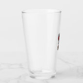 Patriottische Dachshund Vintage Gravure Vector Ont Glas (Rechts)