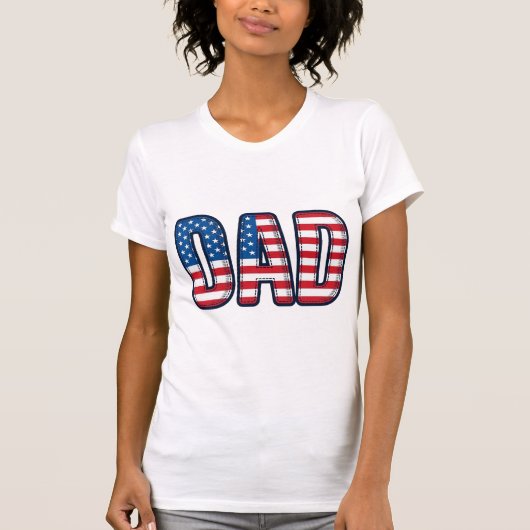 Patriottische DAD Vector T-shirt Ontwerp_1 (Voorkant)