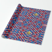 Patriottische Dag van de Arbeid Cadeaupapier (Uitgerold)