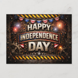 Patriottische Dag van de Industriële Onafhankelijk Feestdagenkaart