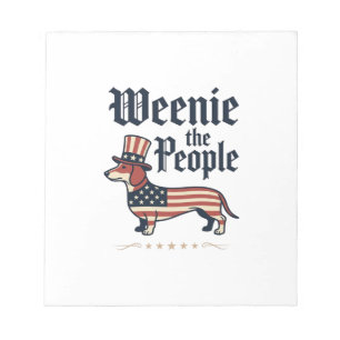 Patriottische Das Shirts voor het Volk_1 Notitieblok