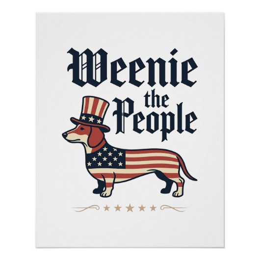 Patriottische Das Shirts voor het Volk_1 Perfect Poster (Voorkant)