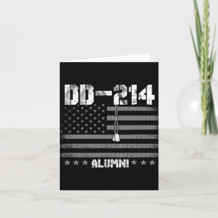 Patriottische Dd-214 Alumni Militair Veteraan Lang Kaart