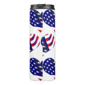 Patriottische de Strepen van de Sterren van de Thermosbeker (Achterkant)