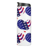 Patriottische de Strepen van de Sterren van de Thermosbeker (Geroteerd rechts)