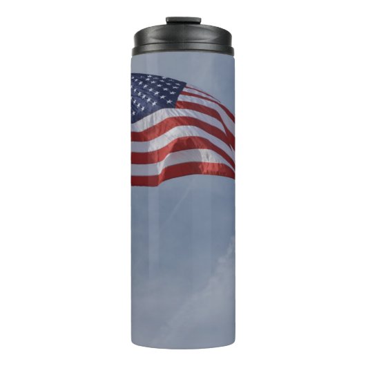 Patriottische de Strepen van de Sterren van de Thermosbeker (Voorkant)