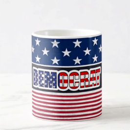 Patriottische Democrat Stars & Stripes Mok 