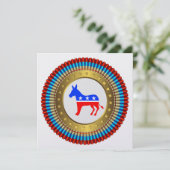 Patriottische Democratische Uitnodiging - SRF (Staand voorkant)