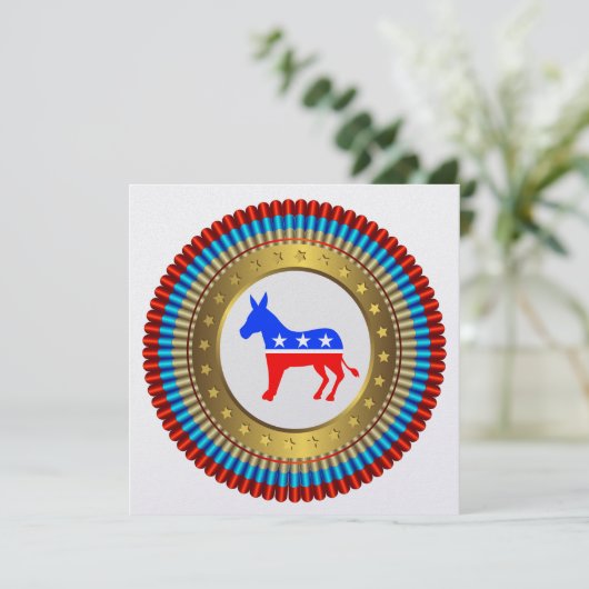 Patriottische Democratische Uitnodiging - SRF (Staand voorkant)