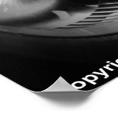 Patriottische Design - "Amerikaanse Freedom Motorc Poster (Hoek)