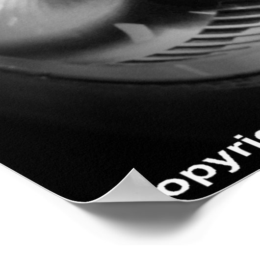 Patriottische Design - "Amerikaanse Freedom Motorc Poster (Hoek)