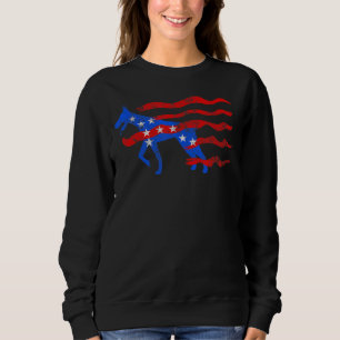Patriottische Doberman Pinscher Trui