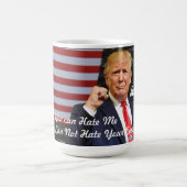 Patriottische Donald Trump Verklaring Verkiezingen Koffiemok (Center)