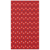 Patriottische donkerrode witte marineblauwe sterre tafelkleed (Voorkant)