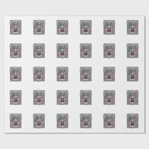 Patriottische Donut Liefhebber Vector Grafische T- Cadeaupapier