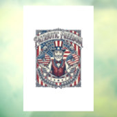 Patriottische Donut Liefhebber Vector Grafische T- Raamsticker (Vel 3)
