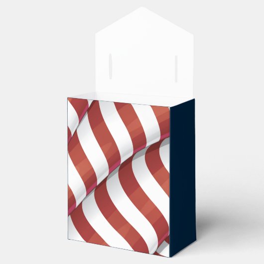 Patriottische doos bedankdoosjes (Geopend)