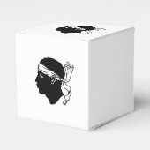 Patriottische doos met vlag van Corsica Bedankdoosjes (Voorkant Zijde)