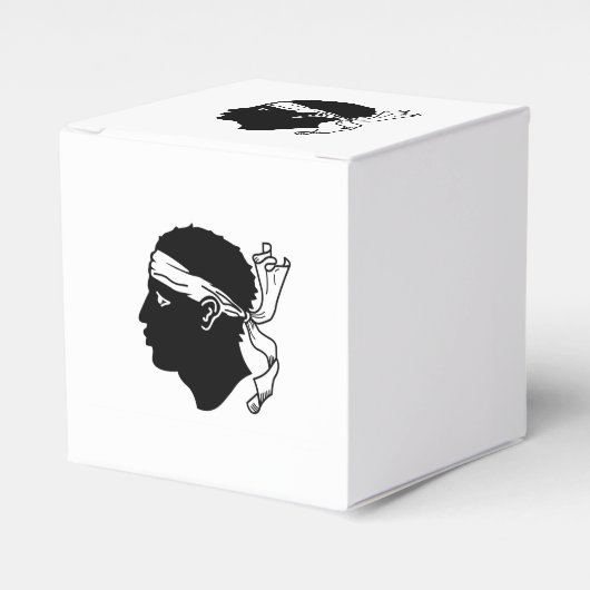 Patriottische doos met vlag van Corsica Bedankdoosjes (Voorkant Zijde)