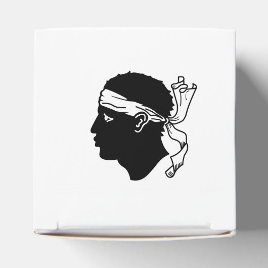 Patriottische doos met vlag van Corsica Bedankdoosjes (Bovenkant)