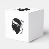 Patriottische doos met vlag van Corsica Bedankdoosjes (Achterkant)