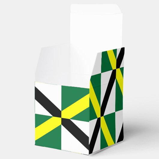 Patriottische doos met vlag van Monterey Bedankdoosjes (Geopend)